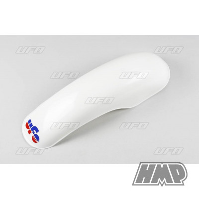 Guarda lamas trás vintage universal CASAL / ZUNDAPP / SACHS / MINARELLI / SIMONINI / ANFESA / APRILIA 50 RC / MX / TGM / ANCILLOTTI / FANTIC / MAV / branco - UFO